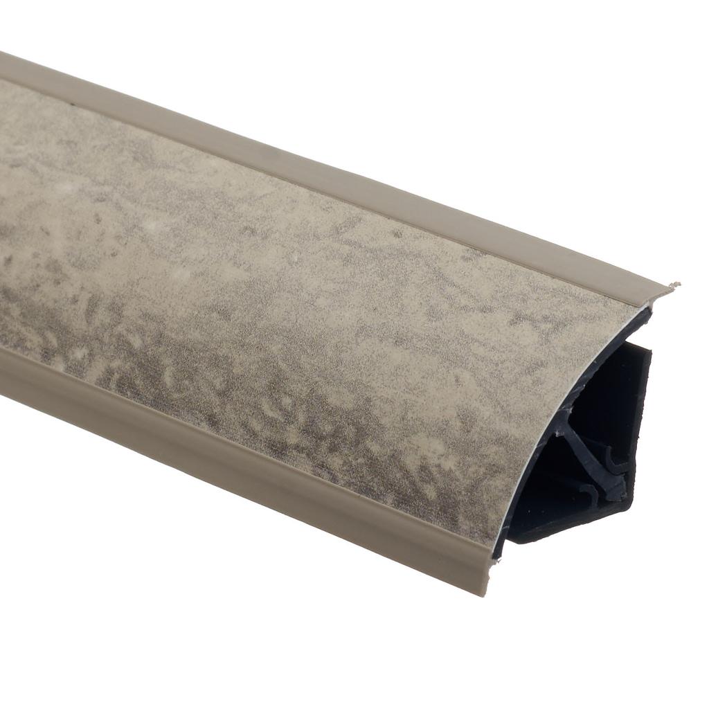 Плинтус Rehau 113 Травертин серебристый, 3 м (16064991001)