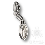 Ручка кнопка с кристаллами эксклюзивная коллекция, глянцевый хром (115-Chrome) Ручка кнопка с кристаллами эксклюзивная коллекция, глянцевый хром (115-Chrome)