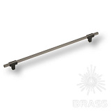 Ручка рейлинг модерн, чёрный/графит 320 мм (778-320-Matt Black-Titani)