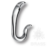 Крючок мебельный, глянцевый хром (728MP02)