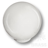 Ручка кнопка детская коллекция , выполнена в форме шара, цвет белый глянцевый (626BL)