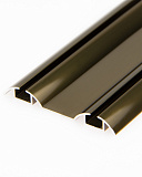 Нижний профиль-направляющая, 2 трека, цвет матовая шампань, 5,8 м (366/ShM) Нижний профиль-направляющая, 2 трека, цвет матовая шампань, 5,8 м (366/ShM)