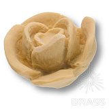 Ручка кнопка в форме розы, смола, ручная работа, без покрытия (RE 06)