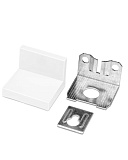 Навес L-образный в сборе, белый (№1). Нагрузка до 50 кг (FS003/W)