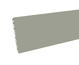 Цоколь для кухни, 100 мм, цвет обсидиан, с уплотнителем, 4 м (B137804)