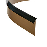 Уплотнитель Г-образный для столешниц 26/38мм и плит 10,16,28мм (длина скрутки 3,05м), цвет черный