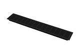 Решетка вентиляционная 480x80 мм, черная (KK-W80800-D2) Решетка вентиляционная 480x80 мм, черная (KK-W80800-D2)