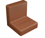 Накладка Grandis 25x25 мм вишня Накладка Grandis 25x25 мм вишня