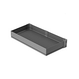 Полка внутренняя, Тандем II 600 мм, Арена ПЬЮР, 1 шт, цвет АНТРАЦИТ, цвет дна Антрацит, антислип (2370489846) (2370489846)