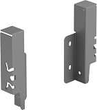 Комплект соединителей задней стенки ArciTech, H126, цвет антрацит (9150502)