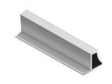 Nova, Торцевой профиль ручки, матовый хром, 5,4 м, анод. (NB0448.VP540.SLMAN.CJ) Nova, Торцевой профиль ручки, матовый хром, 5,4 м, анод. (NB0448.VP540.SLMAN.CJ)