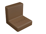 Накладка Grandis 25x25 мм орех Накладка Grandis 25x25 мм орех
