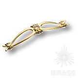 Ручка скоба с кристаллами эксклюзивная коллекция, глянцевое золото 160 мм (274-160-Gold) Ручка скоба с кристаллами эксклюзивная коллекция, глянцевое золото 160 мм (274-160-Gold)