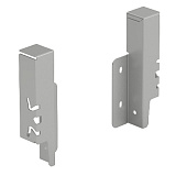 Комплект соединителей задней стенки ArciTech, H126, цвет серебристый (9150642)