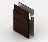 Стандарт, Профиль горизонтальный нижний, венге, 5,4 м