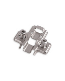 Euro ответная планка для петли KT68 в комплекте с евровинтом 6,3*14  (B02E+S01)