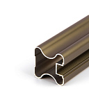 Cимметричный профиль-ручка Classic, цвет матовая шампань, 5,4 м (364/ShM) Cимметричный профиль-ручка Classic, цвет матовая шампань, 5,4 м (364/ShM)