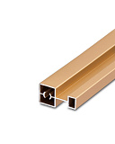 Средний горизонтальный профиль для узкой системы, золото матовое, 5,8 м (256P/GM)