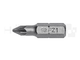 Биты PZ1, шестигранный профиль 1/4", PROFI, 25 мм сталь S2, 5 шт. (HT1S454) Биты PZ1, шестигранный профиль 1/4", PROFI, 25 мм сталь S2, 5 шт. (HT1S454)