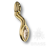 Ручка кнопка с кристаллами эксклюзивная коллекция, глянцевое золото (115-Gold) Ручка кнопка с кристаллами эксклюзивная коллекция, глянцевое золото (115-Gold)